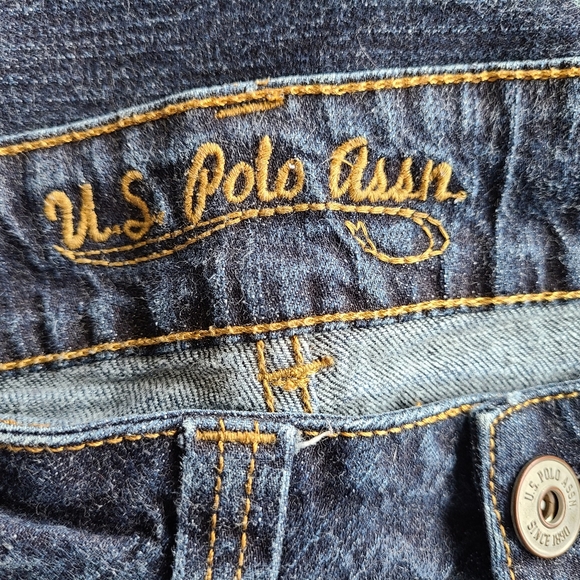 (892) US Polo Association Woman's Stright Leg Jeans, Size: 13/14 Color: Blue - Picture 7 of 13